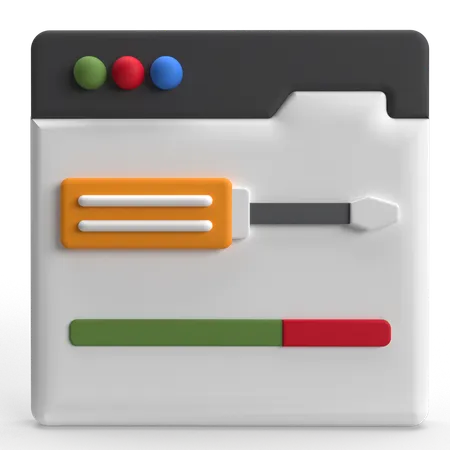 Website Maintenance  3D Icon