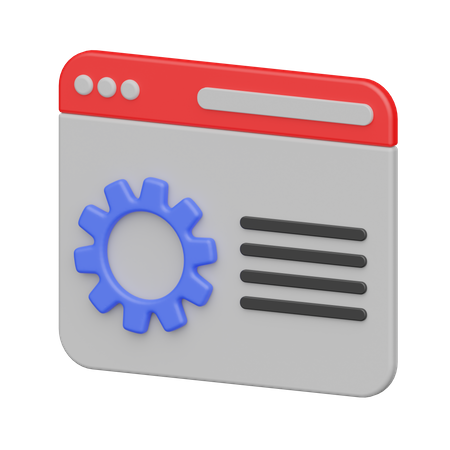 Website Maintenance  3D Icon