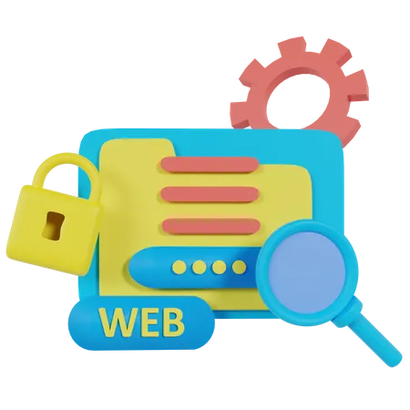 Website Maintenance  3D Icon