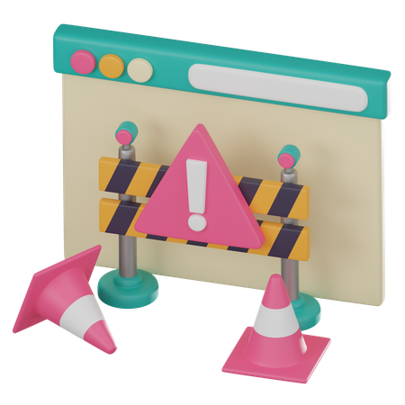 Website Maintenance  3D Icon