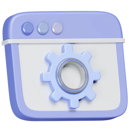 This Icon Denotes Website Management In A 3 D Format Suitable For Showcasing Website Administration Or Control Features 3D Icon