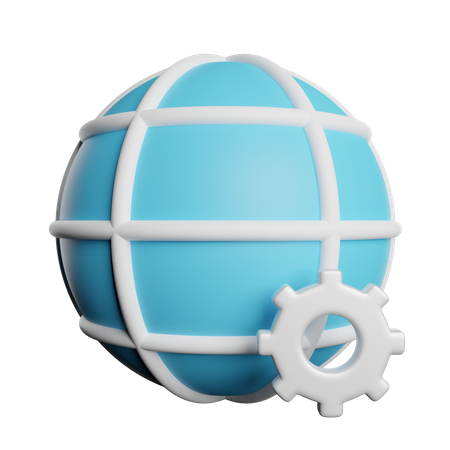 Website Management  3D Icon