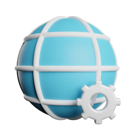 Website Management  3D Icon