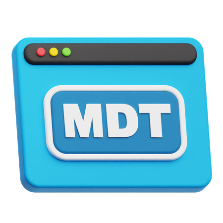 Website Mdt  3D Icon