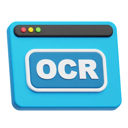 Website Ocr  3D Icon