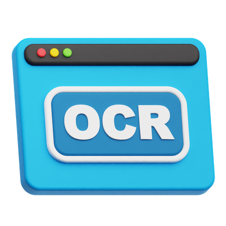 Website Ocr  3D Icon