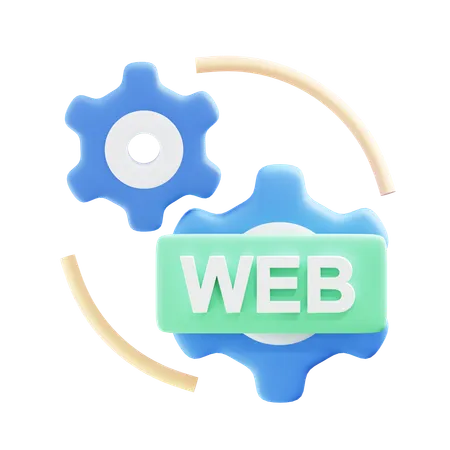 Website Optimization  3D Icon