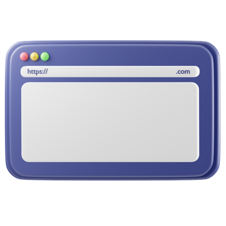 Website Page  3D Icon
