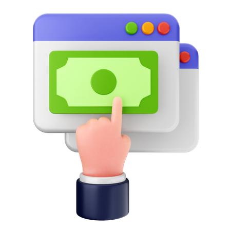 Website Payment  3D Icon