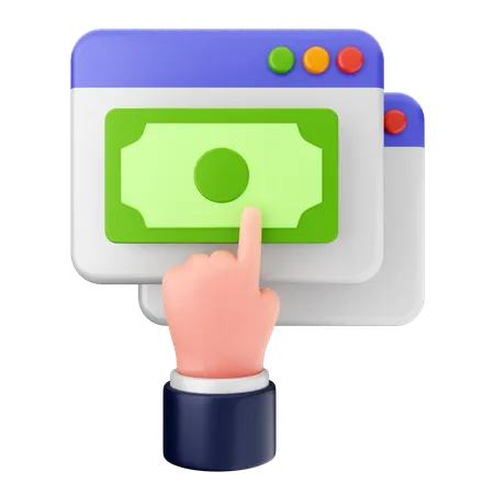 Website Payment  3D Icon