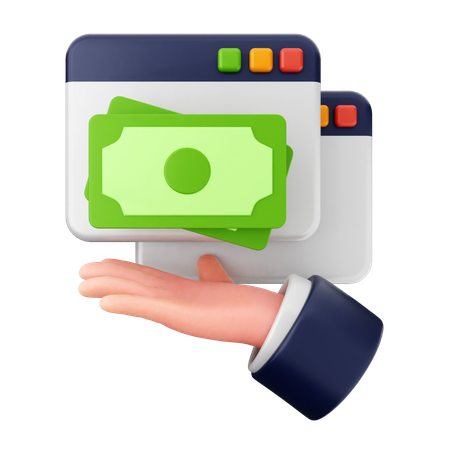 Website Payment  3D Icon