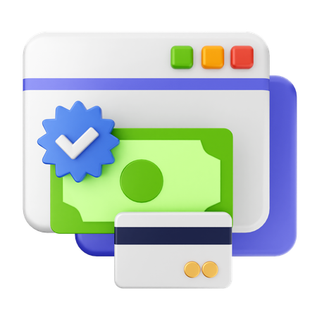 Website Payment  3D Icon