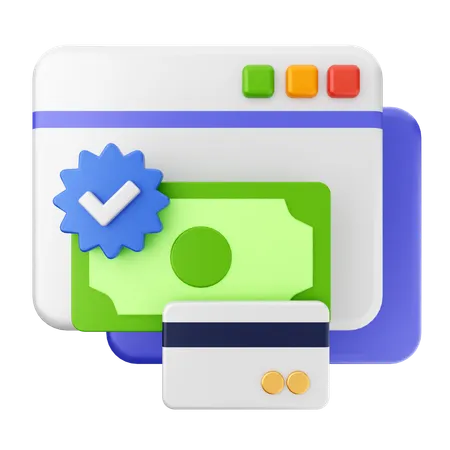 Website Payment  3D Icon