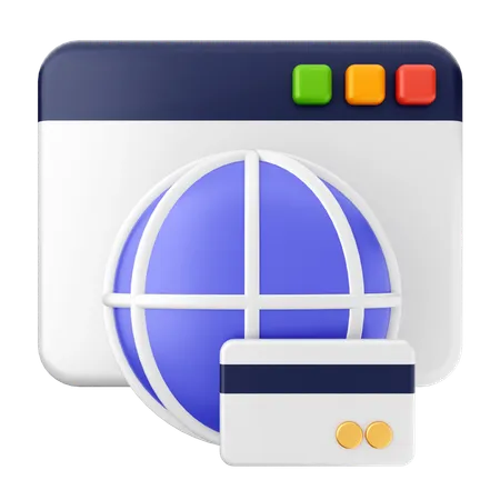 Website Payment  3D Icon