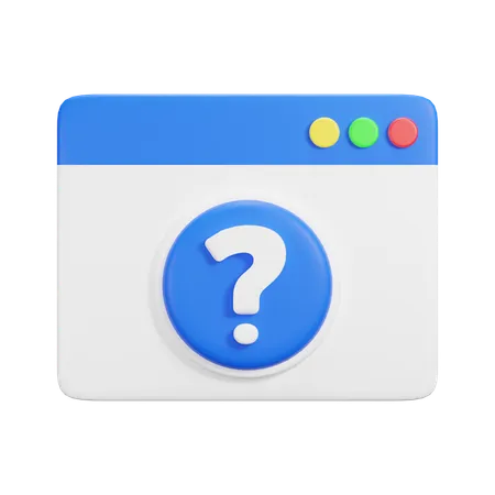 Website Question  3D Icon