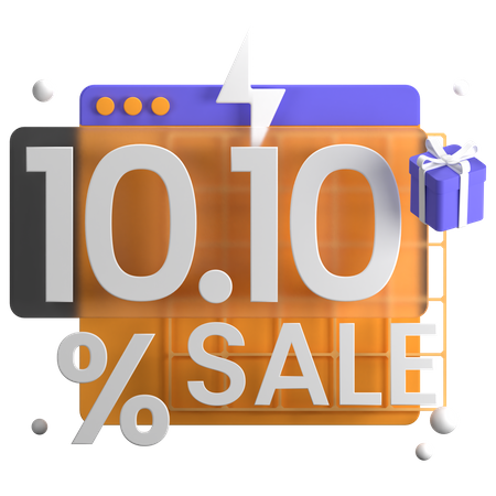 Website Sale  3D Icon