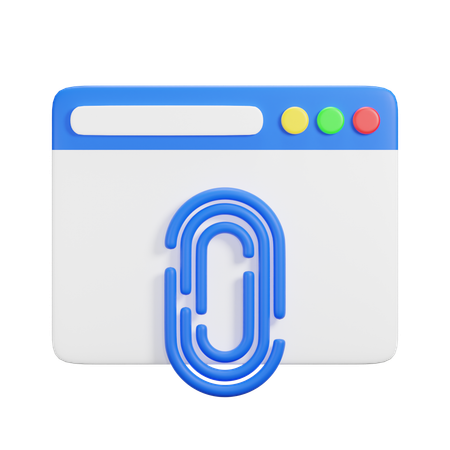 Website Security Scan  3D Icon