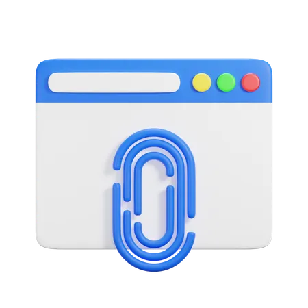 Website Security Scan  3D Icon