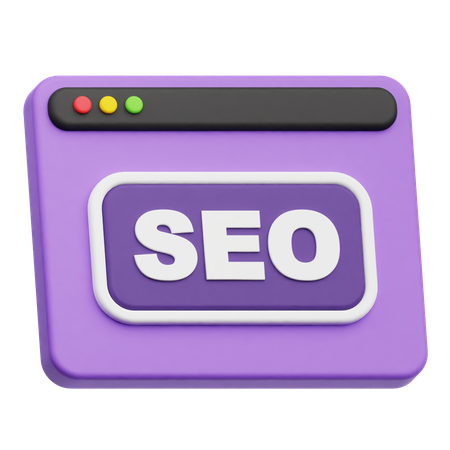 Website Seo  3D Icon
