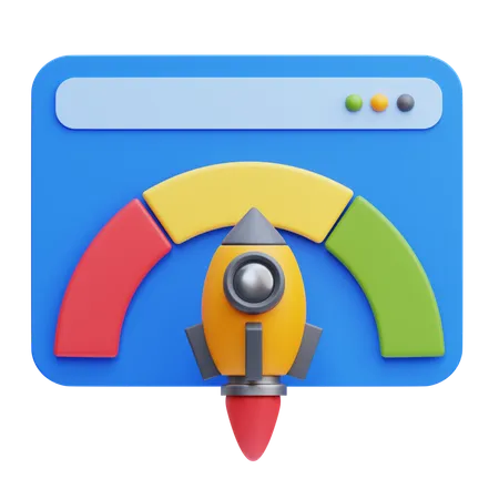 Website Speed  3D Icon