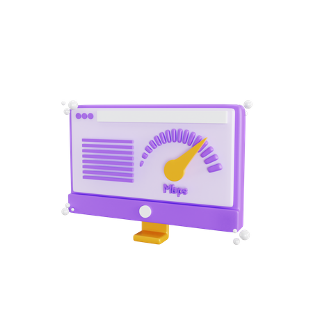 Website Speed  3D Icon