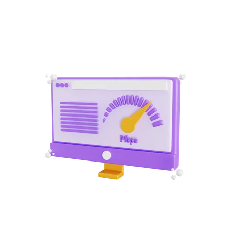 Website Speed  3D Icon