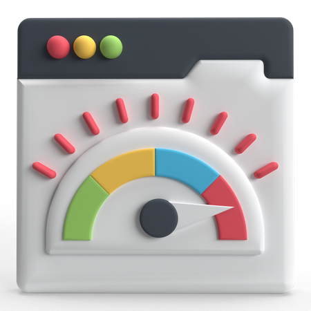 Website Speed  3D Icon