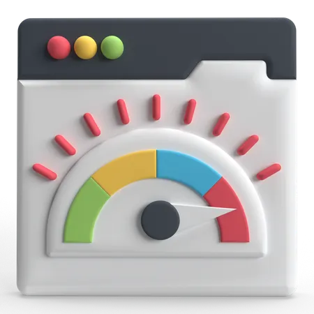 Website Speed  3D Icon