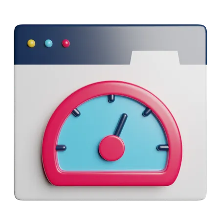 Website Speed  3D Icon