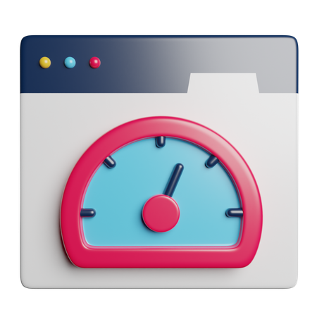 Website Speed  3D Icon