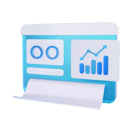 Website-Statistiken  3D Icon