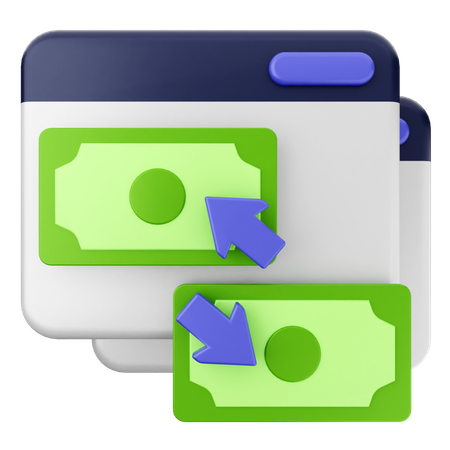 Website Transfer  3D Icon