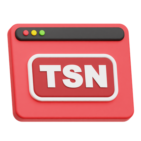 Website Tsn  3D Icon