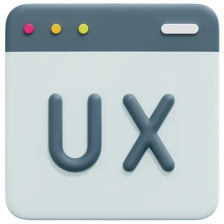 Website Ux  3D Icon