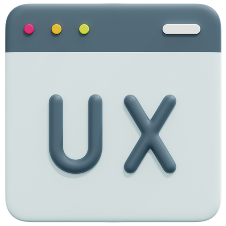 Website Ux 3D Icon