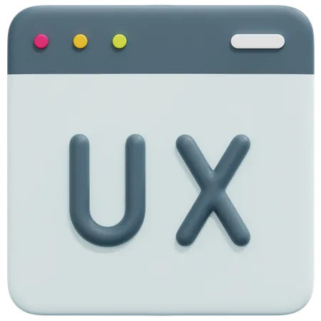 Website Ux 3D Icon