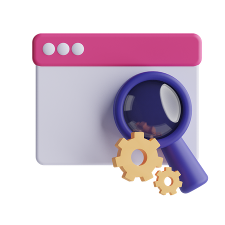 Website Validation  3D Icon