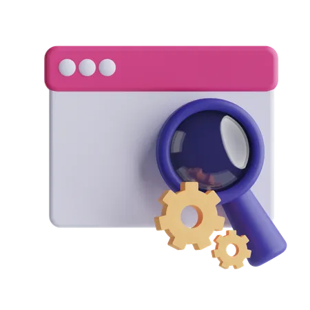 Website Validation  3D Icon