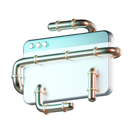 Website Worm  3D Icon