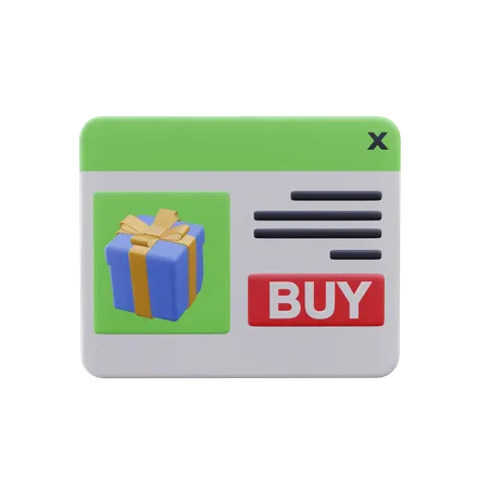 Webstore Ecommerce Icon 3 D Illustration 3D Icon