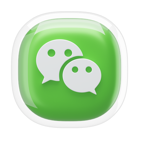 WeChat  3D Icon