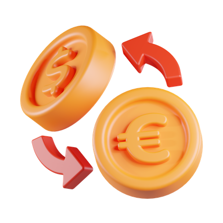Wechselkurs  3D Icon