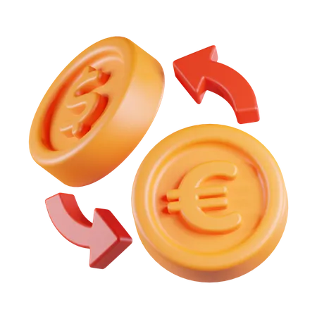 Wechselkurs  3D Icon