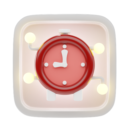 Wecker  3D Icon