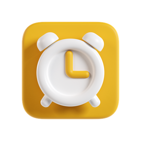 Wecker  3D Icon