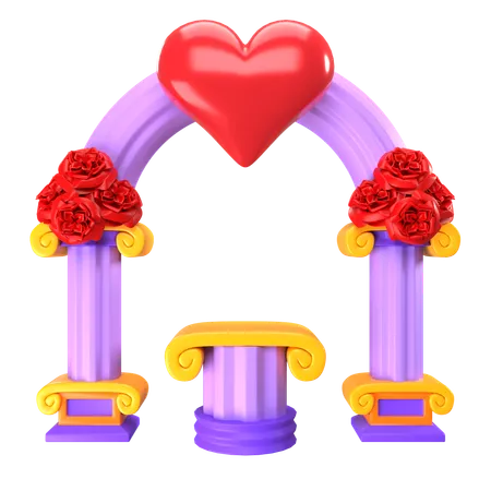 Wedding Altar  3D Icon