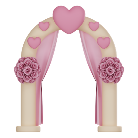Wedding Arch  3D Icon