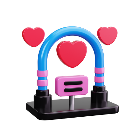 Wedding Arch  3D Icon