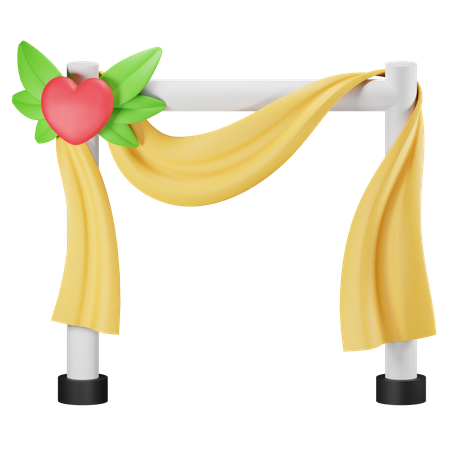 Wedding Arch  3D Icon