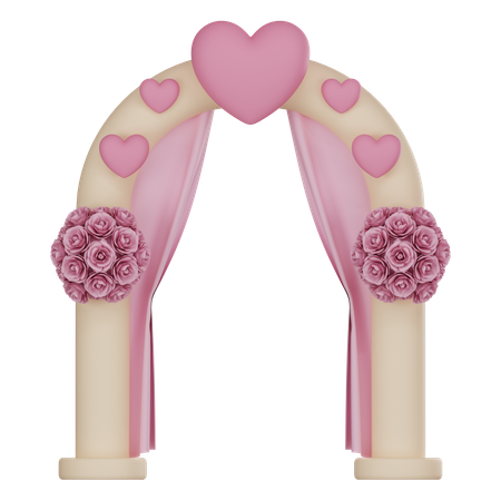 Wedding Arch  3D Icon